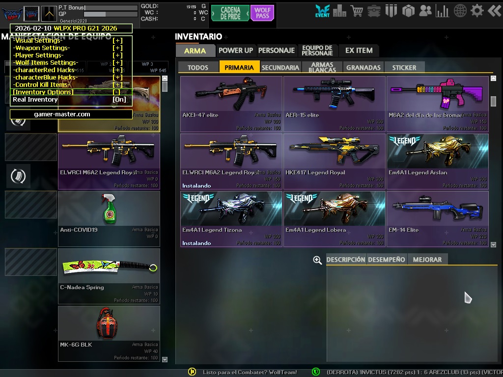 WLPX PRO G21 CON REAL INVENTORY ORIGINAL ACTUALIZADO MARZO DE 2026 - Imagen 4