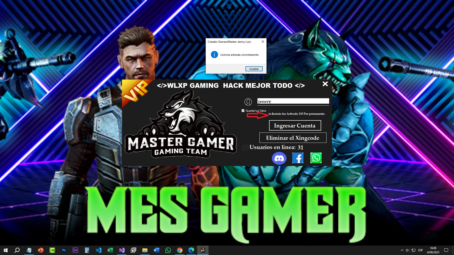 WLPX PRO G18 Wolfteam Latino y Mena Actualizado Noviembre de 2025 - Imagen 2